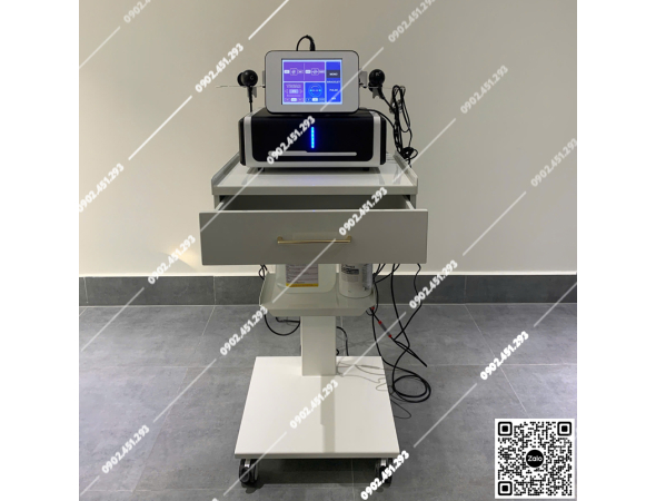 Xe đẩy máy trị liệu sóng cao tần RF 