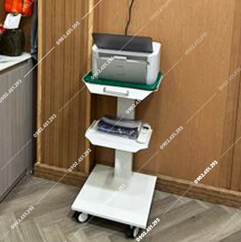 Xe đẩy nha khoa 3 tầng có ổ cắm điện  Tp01
