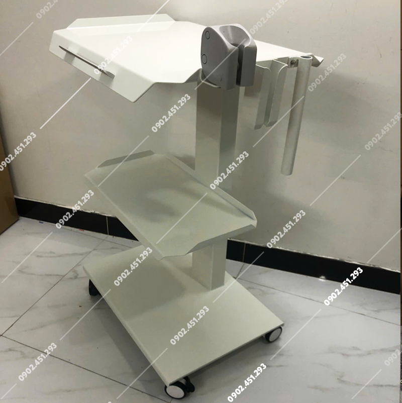 Xe đẩy nha khoa 3 tầng dùng cho máy scan 3D trong miệng
