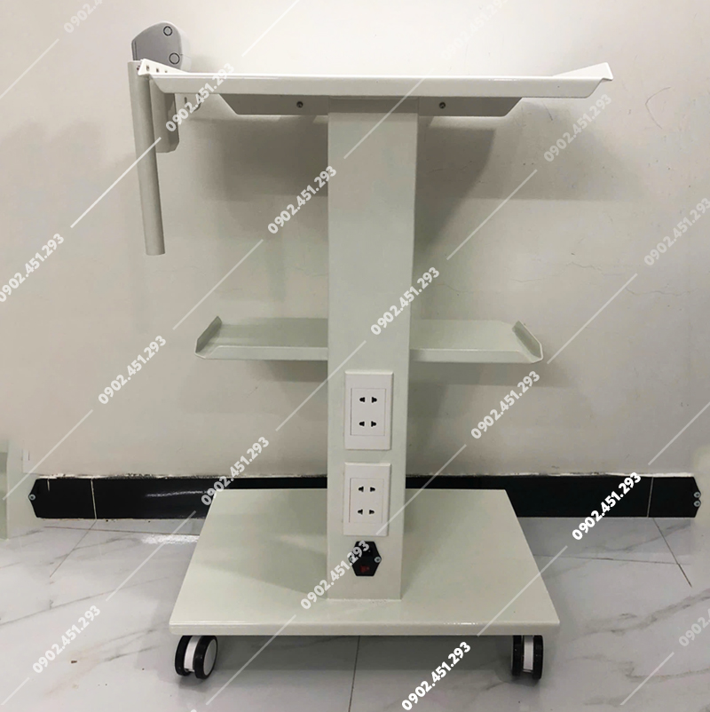 Xe đẩy nha khoa 3 tầng dùng cho máy scan 3D trong miệng