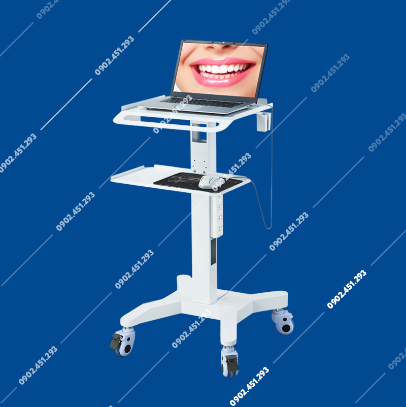 Xe đẩy máy scan 3d nha khoa dùng cho máy case