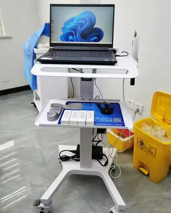 Xe đẩy máy scan 3d nha khoa dùng cho máy case