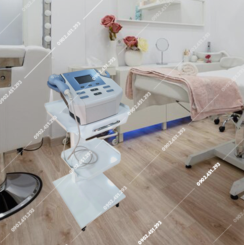 Xe đẩy máy siêu âm trị liệu