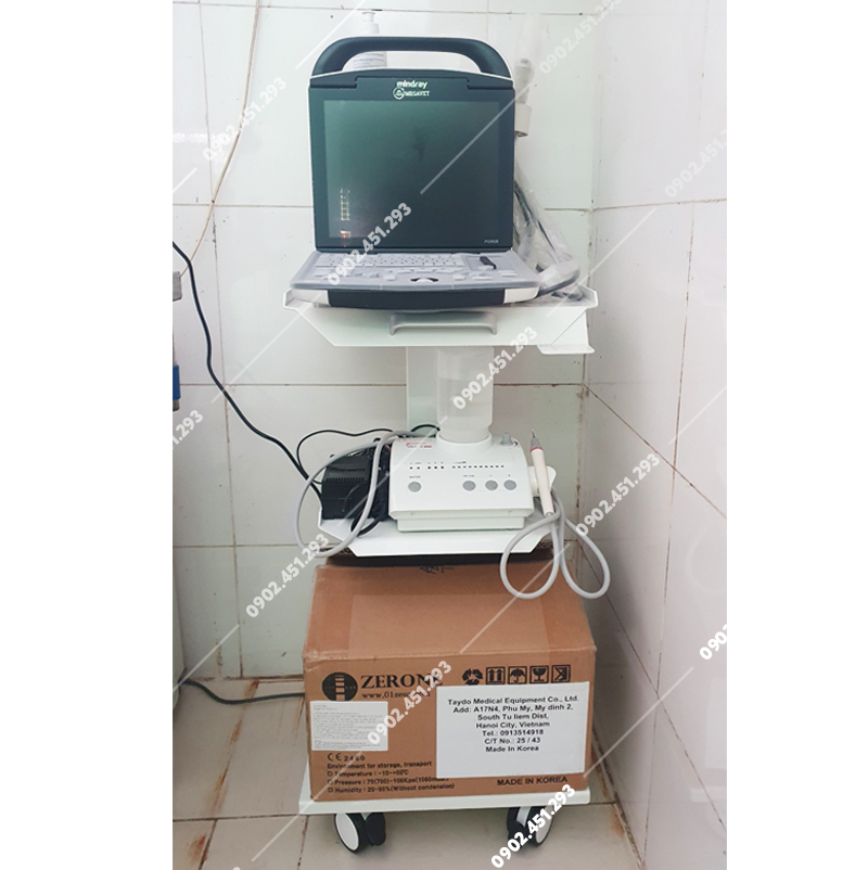 Xe đẩy thiết bị dùng cho phòng khám thú y
