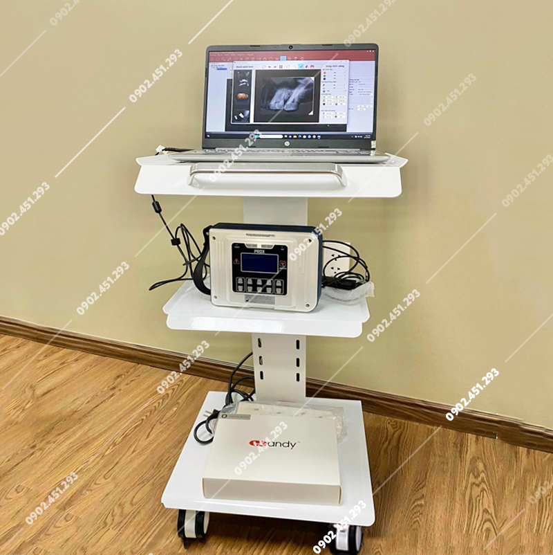 Xe đẩy nha khoa 3 tầng tháo rời có ổ cắm điện TP03