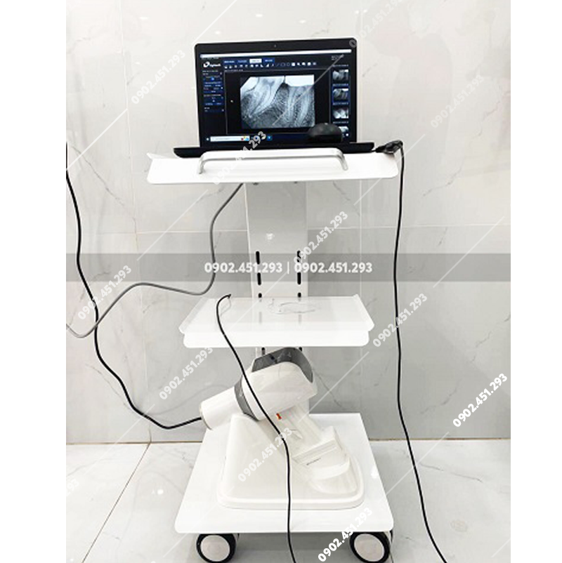 Xe đẩy nha khoa 3 tầng tháo rời có ổ cắm điện TP03