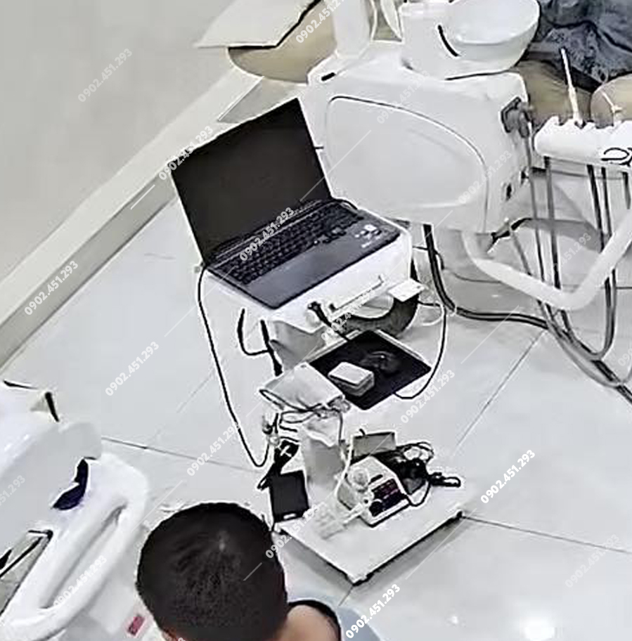 Xe đẩy máy scan nha khoa