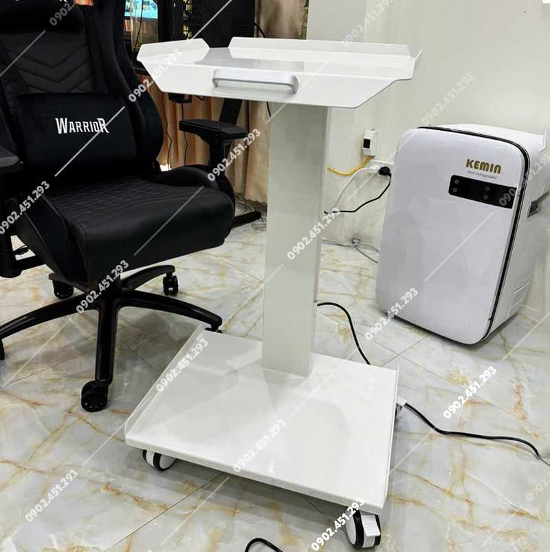 Xe đẩy nha khoa 2 tầng có ổ cắm điện